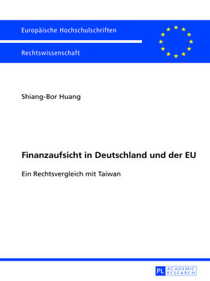 cover image of Finanzaufsicht in Deutschland und der EU